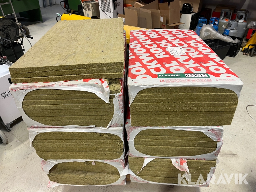 Isolering Rockwool A-pladebats 10 6 pakker 30 millimeter 