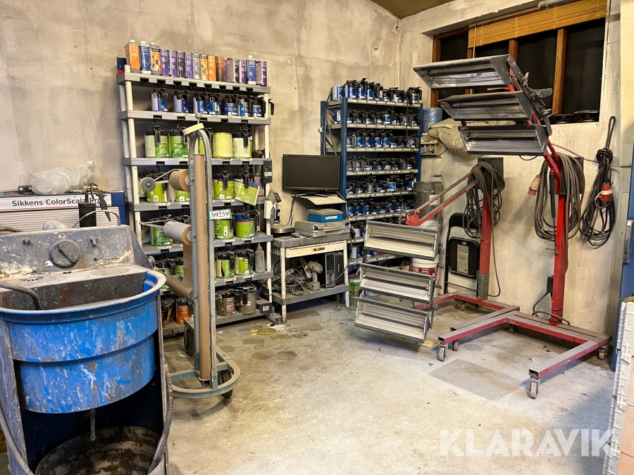 Udstyr til Autolakering diverse