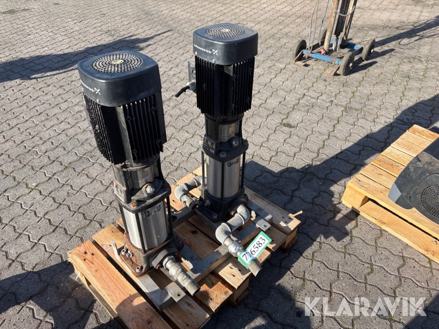 Trykforøger-/pumpeanlæg Grundfos MG90SB2-24FT115-H3