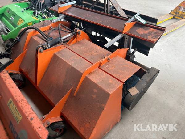 Kost med opsamler Hydromann 1,5 m hydraulisk med redskabsadapter