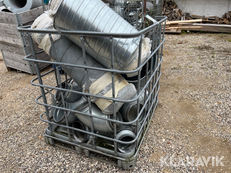 Ventilationsrør, bøjninger og fittings