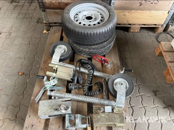 Trailer reservedele / støtteben / hjul m.m.