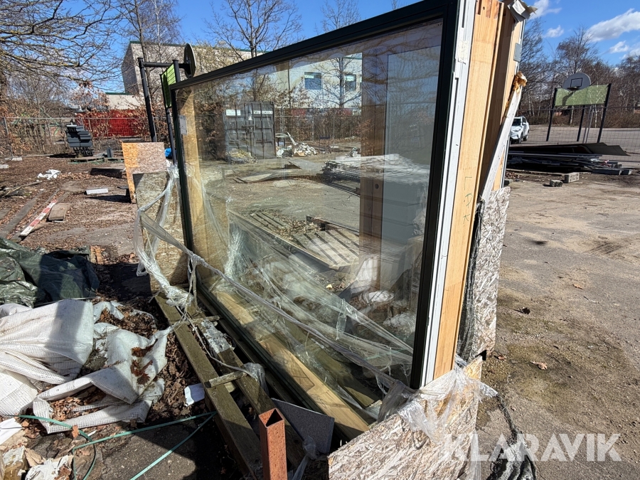 Vindues parti Cetonia -Pressglass 3-lags 