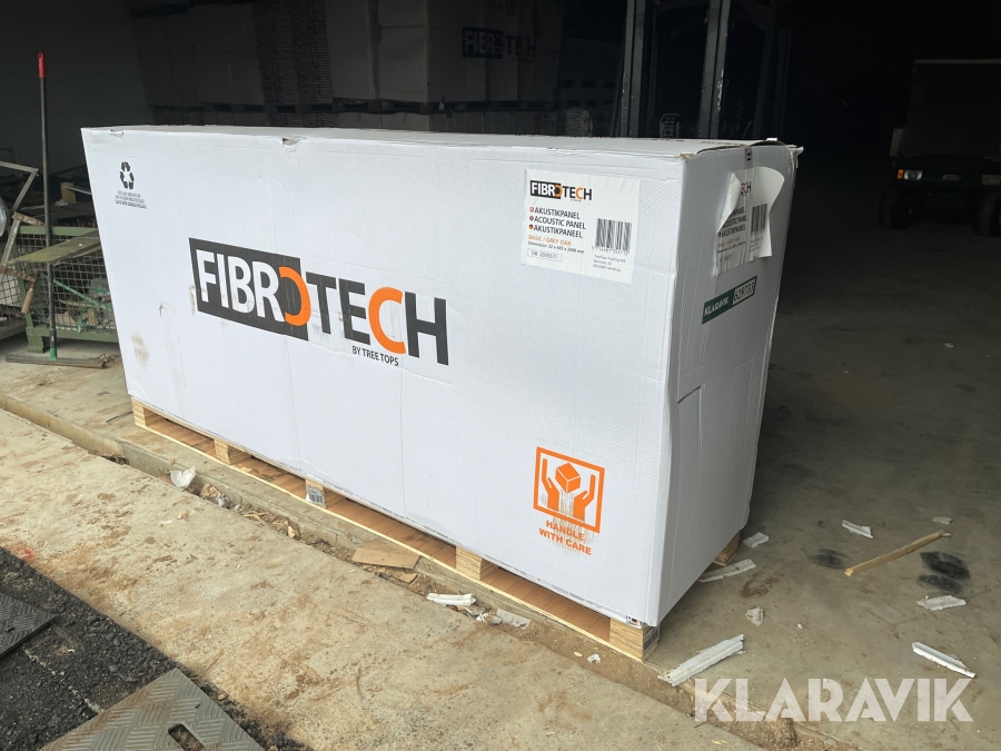 Akustik paneler Fibrotech Grey Oak 40 styk