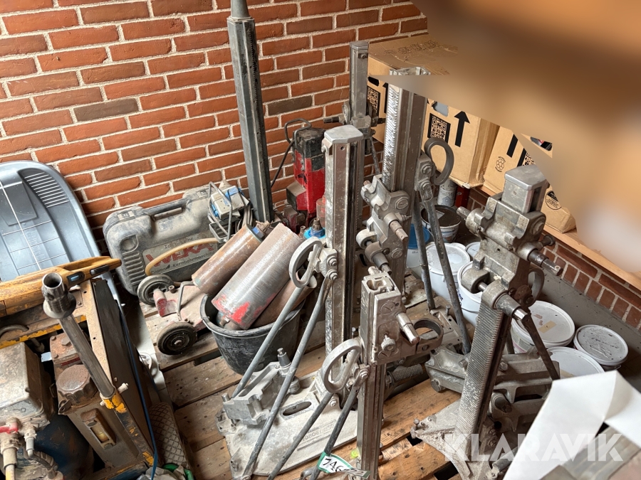 Kerneboremaskine m/ 6 stativer Hilti