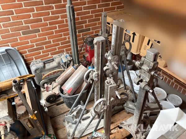 Kerneboremaskine m/ 6 stativer Hilti