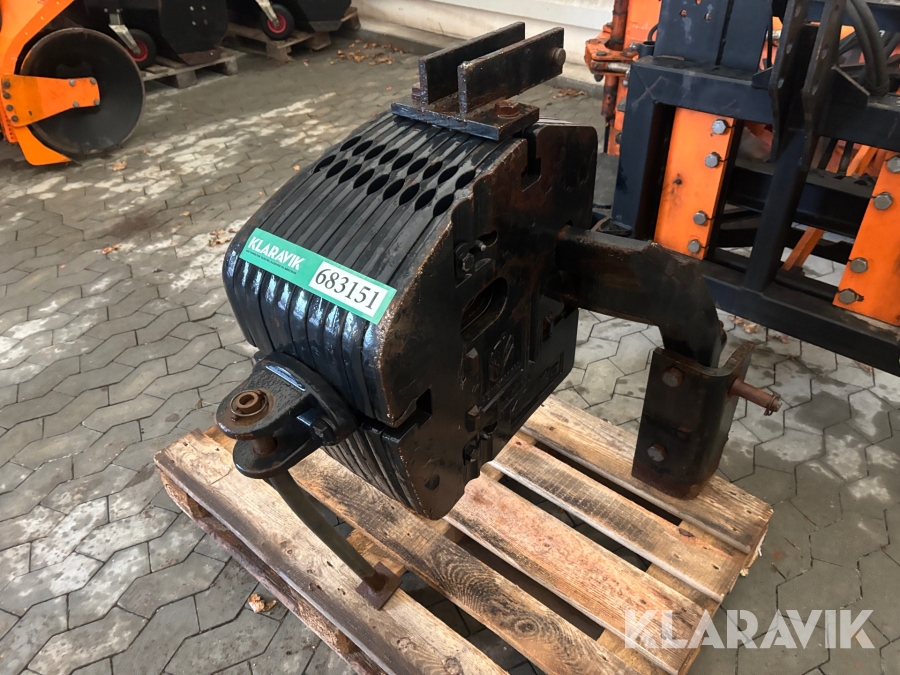 Vægtramme + klodser New Holland