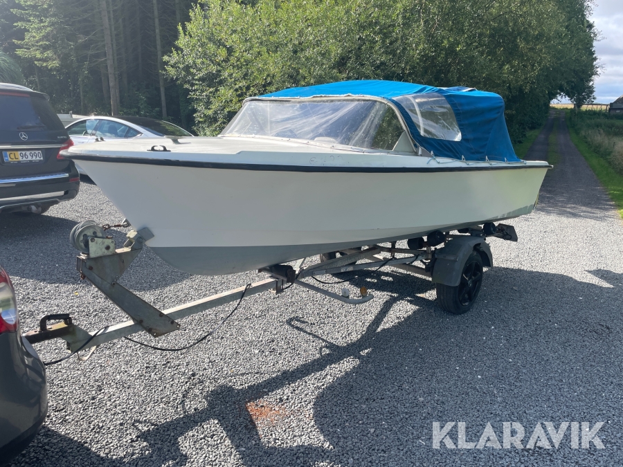 Båd Selco 15 fod med bådtrailer