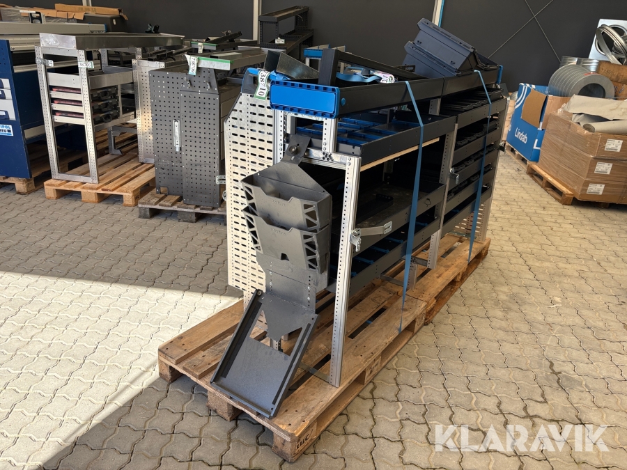 Reol til varebil Sortimo - 2 enheder