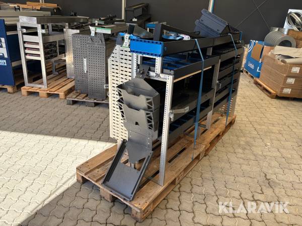 Reol til varebil Sortimo - 2 enheder