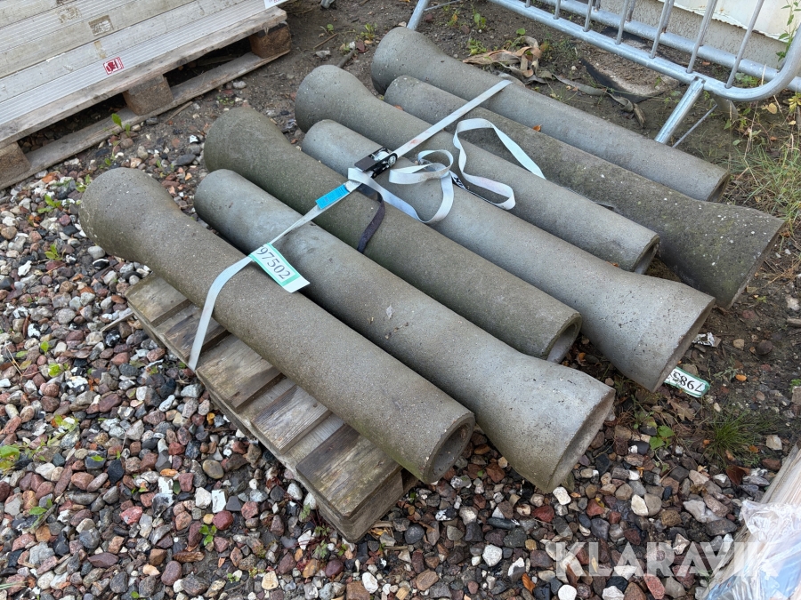 Betonrør 7 Styk