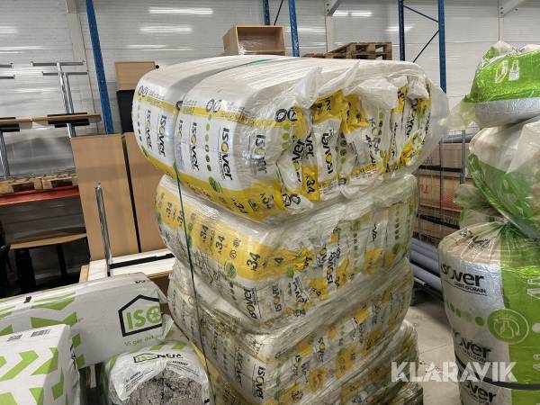 Isolering Isover 34 formstykkee 30m2