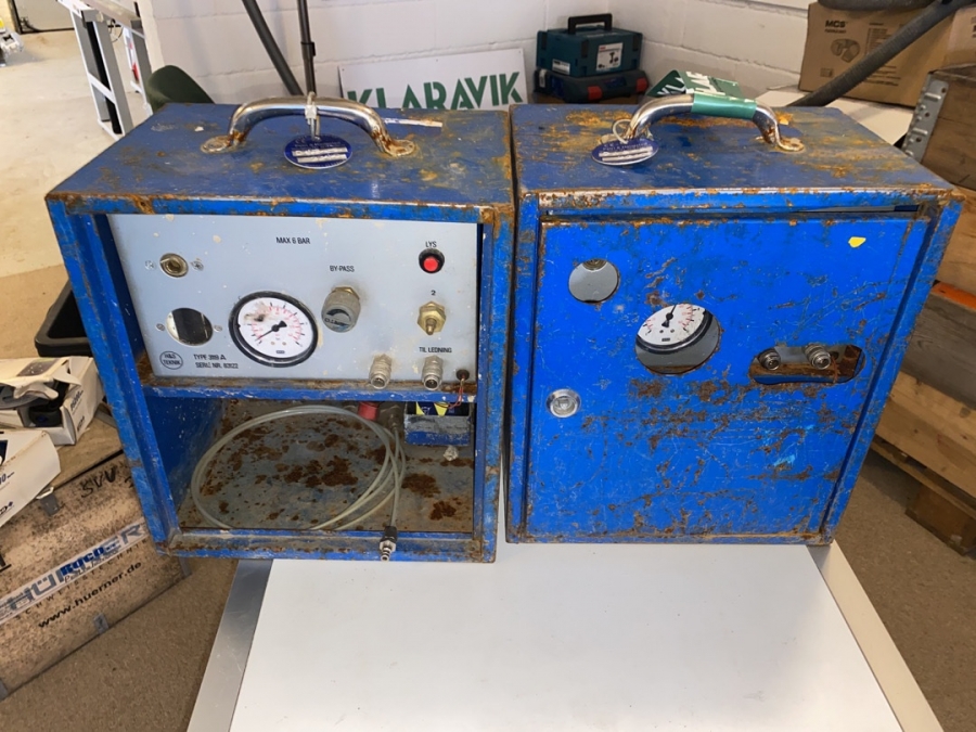 Maskiner til trykprøvning