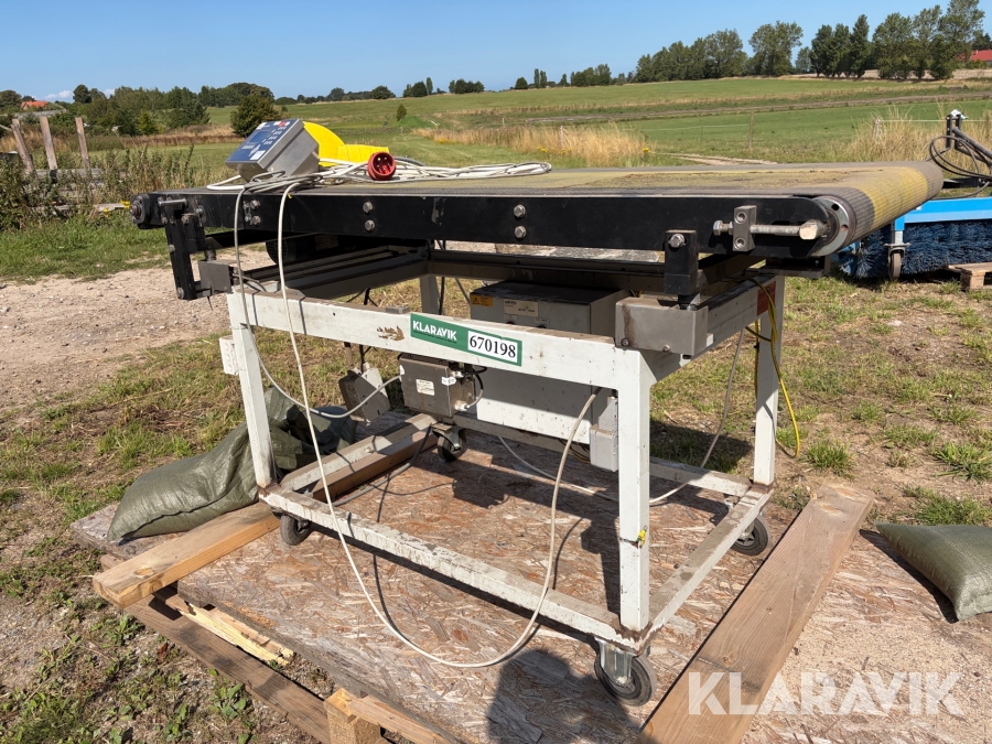 Rullebånd med vægtanlæg Mettler-Toledo Garvens IND 560 100D