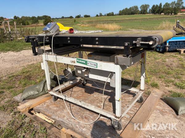 Rullebånd med vægtanlæg Mettler-Toledo Garvens IND 560 100D