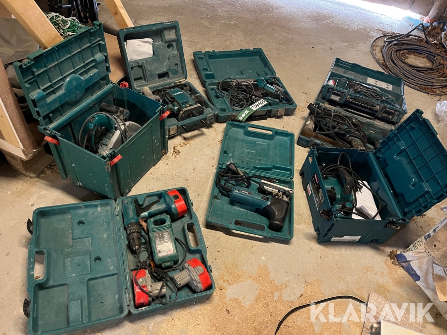 Blandet værktøj Makita 9styk