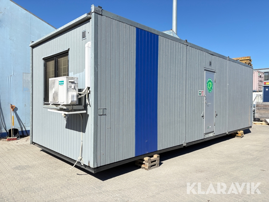 Kontormodul med trinette, bad og toilet Cp/zeppelin