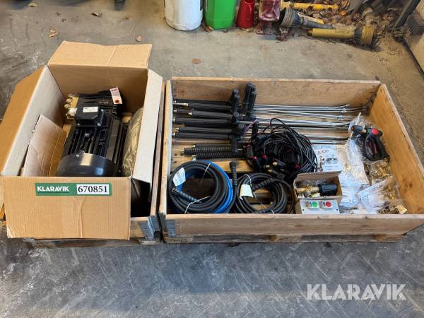 Højtrykspumpe-renser UDOR Elett.ed.cc.2120S samlet sæt