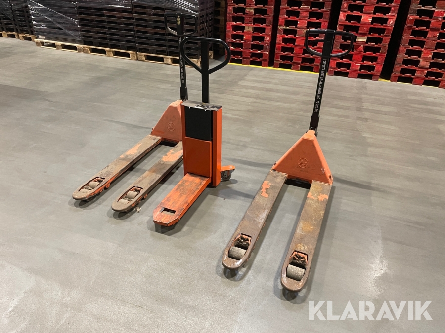 Palleløftere & Kvartpalleløfter Toyota LHM230 & LHM230SI 2 stk + 1 stk