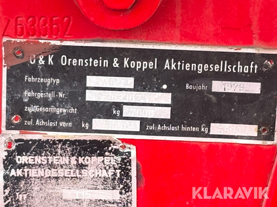 Gummiged Orenstein & Koppel L15