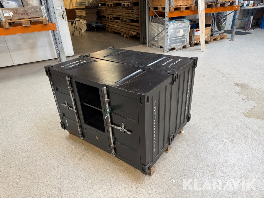 Skibscontainer reol Træ skibscontainer