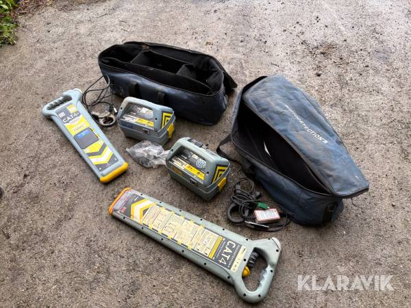 Kabelsøger Radiodetection C.A.T. 4+ og Genny 4 2 styk.