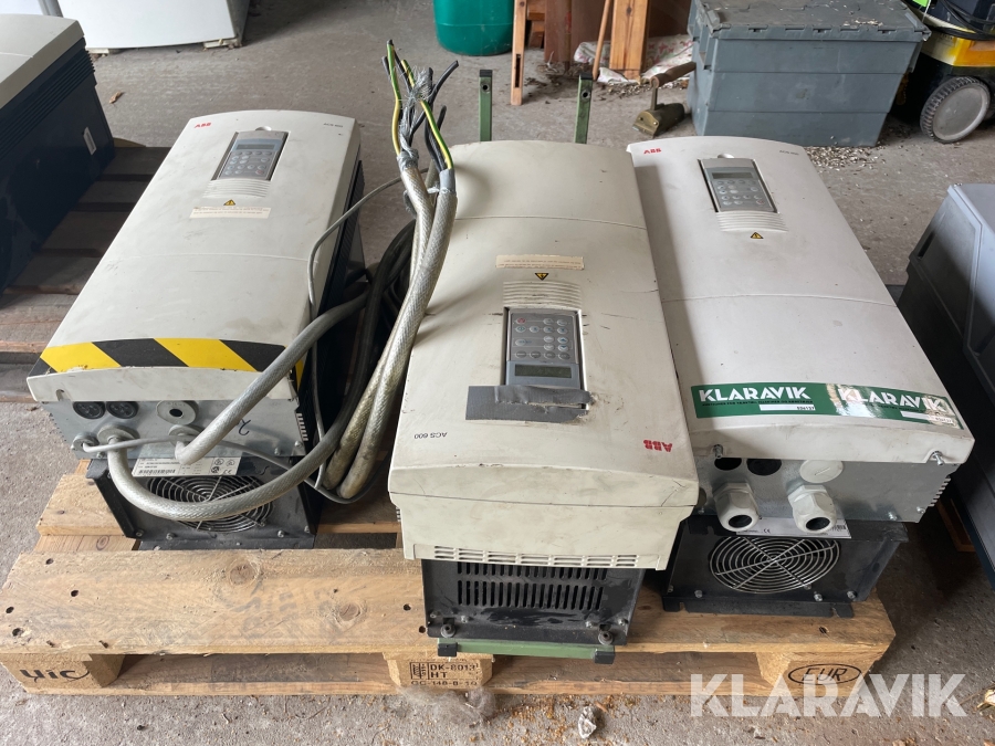 Frekvensomformer (3 stk) ABB ACS 600