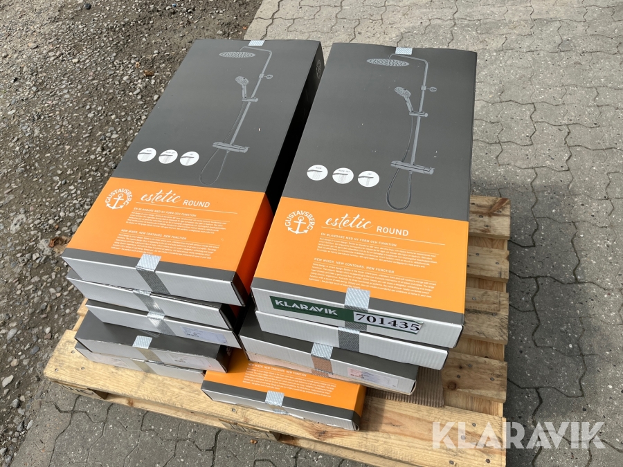 Bruse armaturer Gustavberg Estetic Round 10 styk