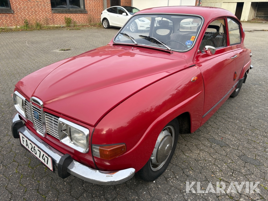 Veteranbil Saab 96 V4 med friløb
