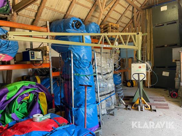 Transportabel Værkstedskran 100 kg