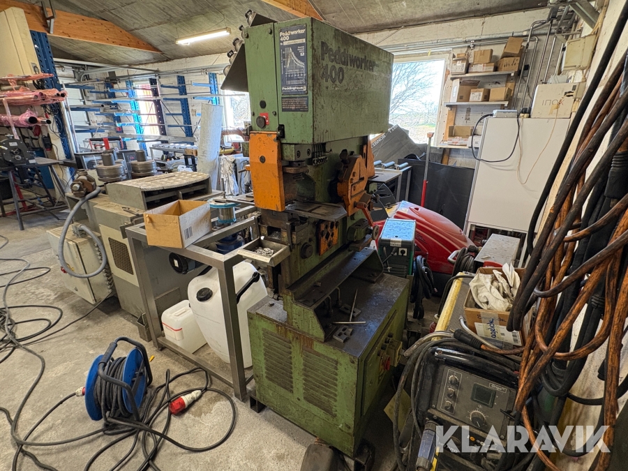 Stanse, klippe og lokke maskine Peddinghaus Peddiworker 400