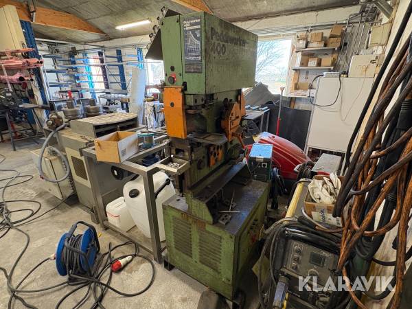 Stanse, klippe og lokke maskine Peddinghaus Peddiworker 400