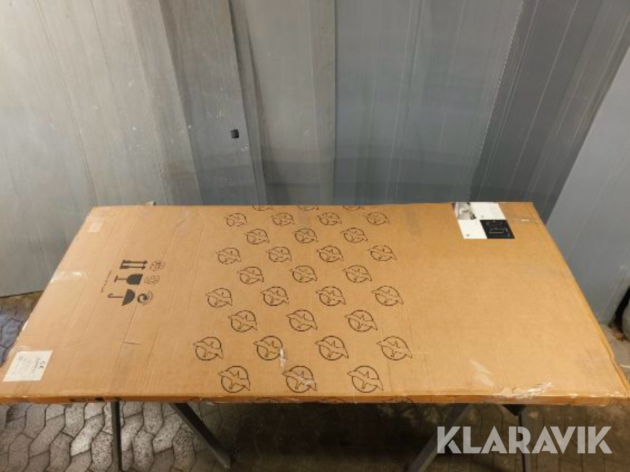 Brusevæg Dansani D91-01 satin, klar glas/vendbar