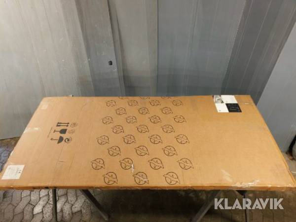 Brusevæg Dansani D91-01 satin, klar glas/vendbar