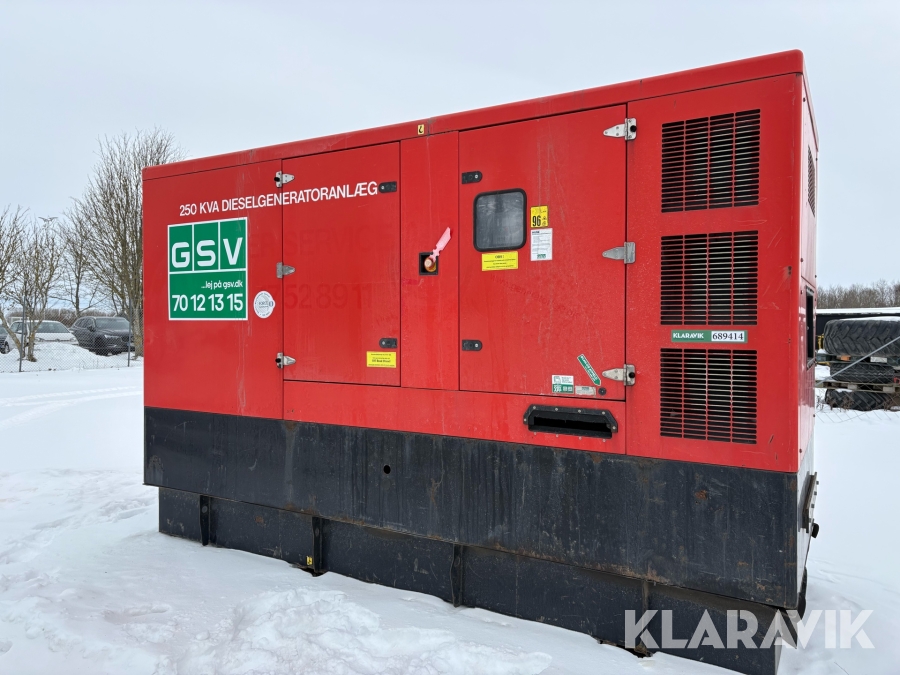 Diesel generatoranlæg Minoinsa HFW-250