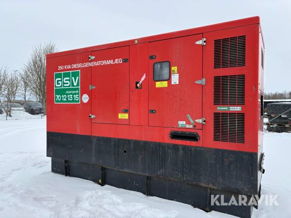 Diesel generatoranlæg Minoinsa HFW-250