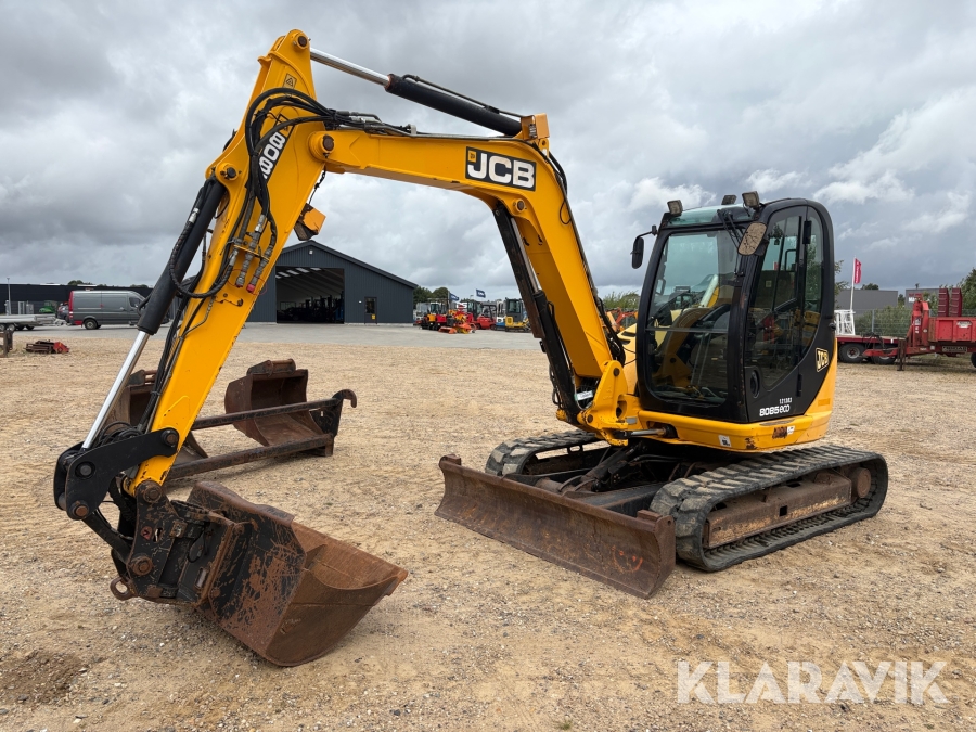 Gravemaskine JCB 8085 ZTS med tilbehør