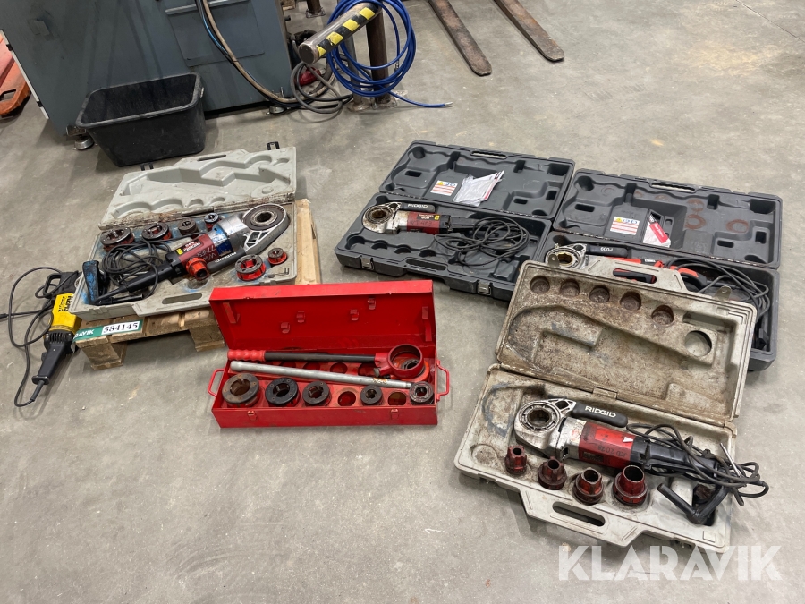 Gevindskærer sæt Ridgid 600-690 6stk