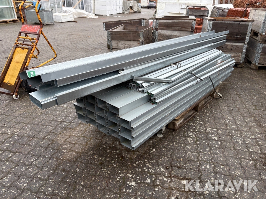 Stålprofiler blandet lot