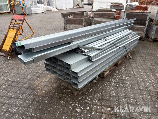 Stålprofiler blandet lot