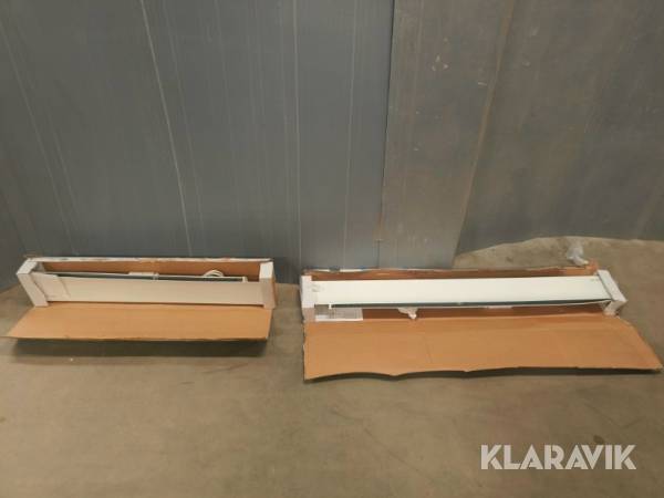 El radiator Glamox 750 og 1000w 2 stk