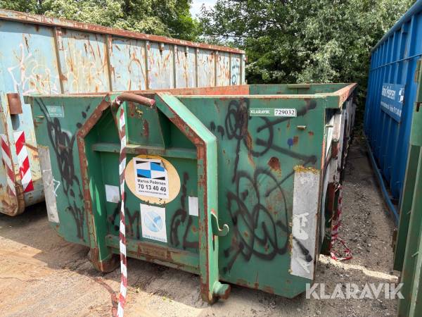 Container Lasto 6118 åbent containerlad
