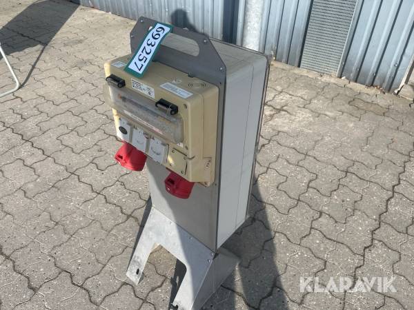 Byggestrømstavle NST 1styk