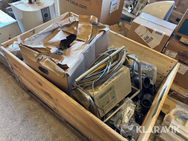 Svejsemaskine og svejsemuffer LOT