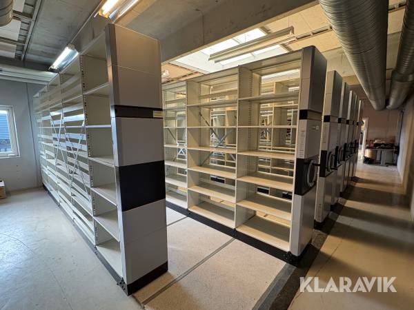 Mobile reoler Nordplan - 70 meter reol