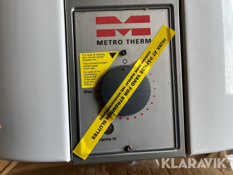 Varmtvandsbeholder Metro Therm 907 - 26 liter