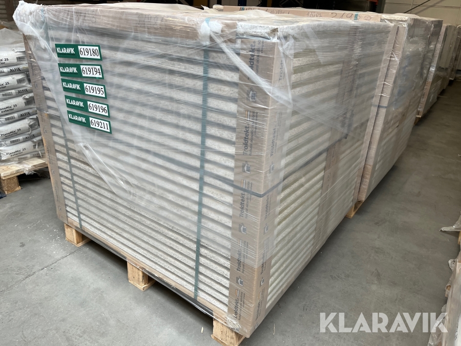 Loftplader Troldtekt Akustik plus 25mm 3 paller