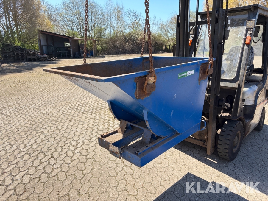 Vippe container WFI AB 600 L - Speciel fremstillet