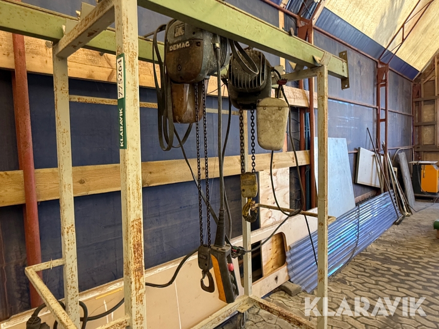 Elektriske taljer Demag 2 stykker