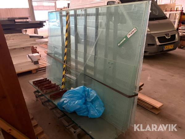 Glas fra squash bane